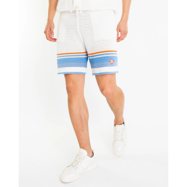 Casablanca Heren crochet shorts MPF25-KW-1011-01 large