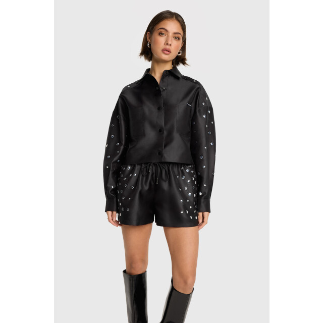 Alix The Label 2508958387 studs cropped blouse 2508958387 studs cropped blouse large