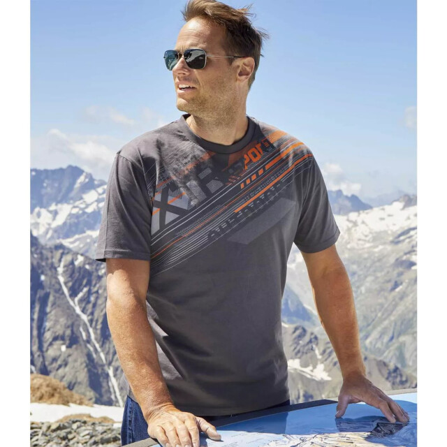 Atlas For Men Heren sport t-shirt met grafische print (pak van 3) UTAF193_whitedarkgreyorange large