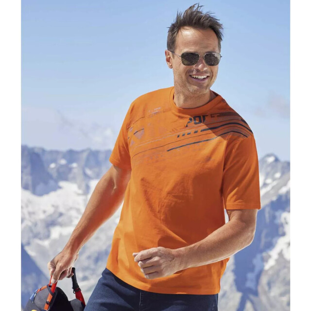 Atlas For Men Heren sport t-shirt met grafische print (pak van 3) UTAF193_whitedarkgreyorange large