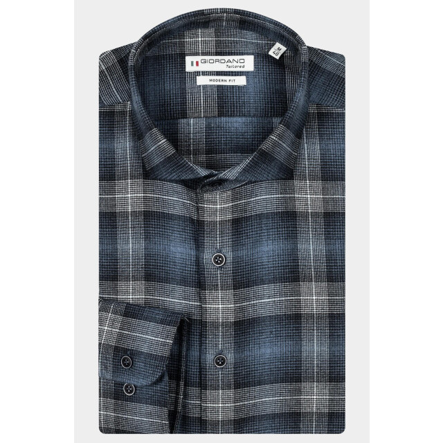 Giordano Casual hemd lange mouw row, ls cutaway bold check 427831/60 186277 large