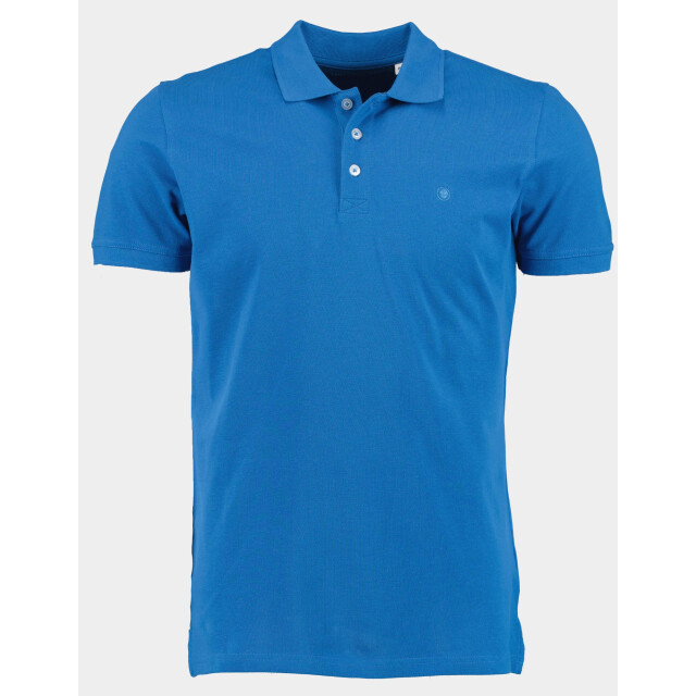 Bos Bright Blue Polo korte mouw piqué kobalt new lobra/4633 184836 large