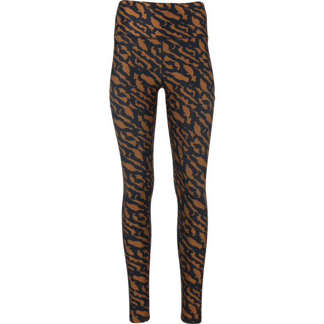 Athlecia windia w printed tights lange trainingslegging dames - 072774_500-42 large