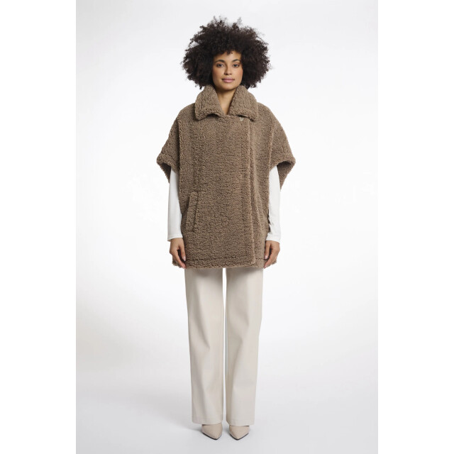 Rino & Pelle Luca.7002512 rino en pelle teddy cape toffee Luca.7002512 Toffee large