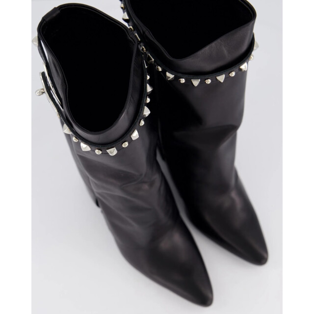 Gibaldi Dames studded leather wedge boot ARIA175-Nero large