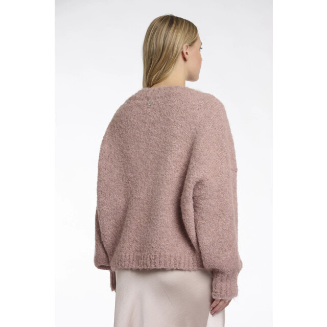 Rino & Pelle Lien.5002512 rino en pelle wide fit sweater old pink Lien.5002512 Old pink large