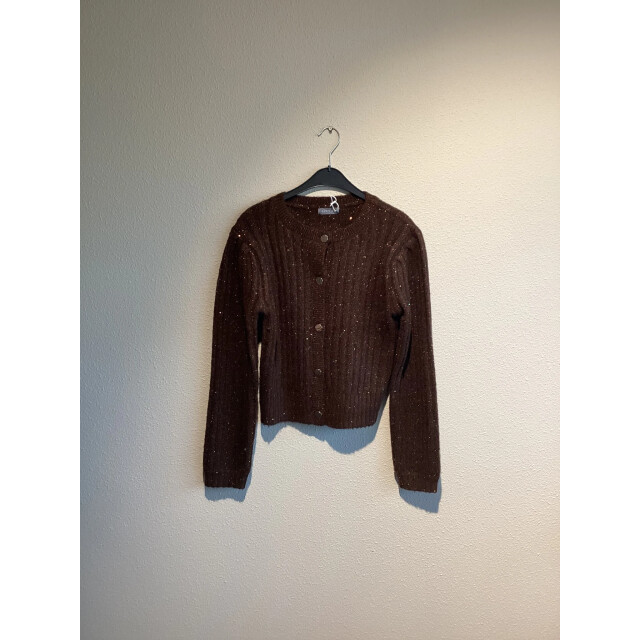 Geisha 54541-14 775 cardigan lurex & sequinces brown/copper 54541-14 775 large