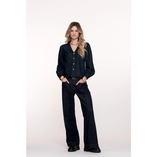 Geisha 51521-10 880 jeans flair dark blue denim stonewash 51521-10 880 large Geisha 51521-10 880 jeans flair dark blue denim stonewash 51521-10 880 large