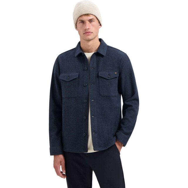 No Excess Overshirt button closure melange night 29510821SN-078 large