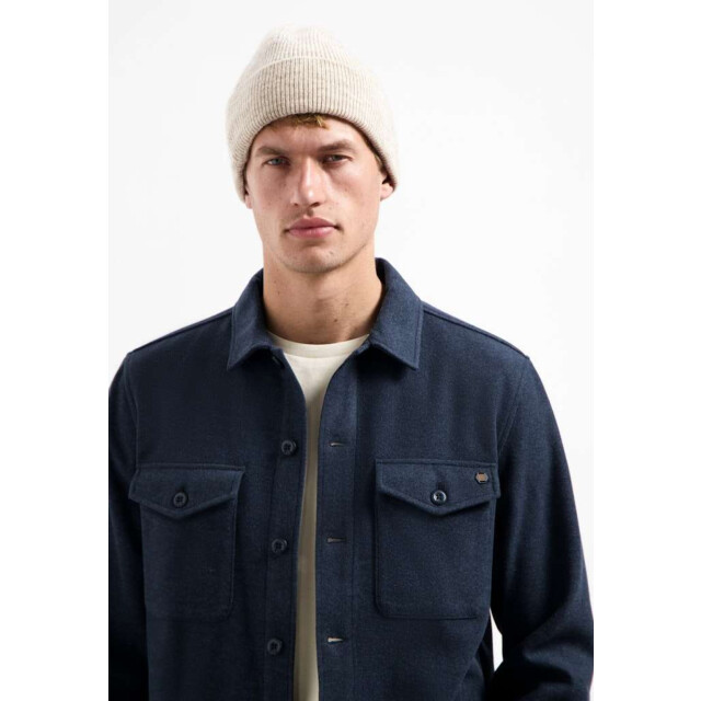 No Excess Overshirt button closure melange night 29510821SN-078 large