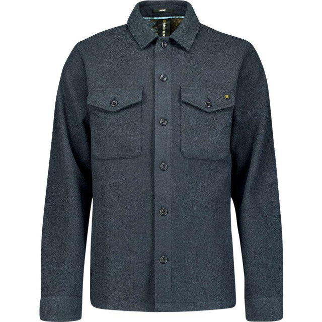 No Excess Overshirt button closure melange night 29510821SN-078 large