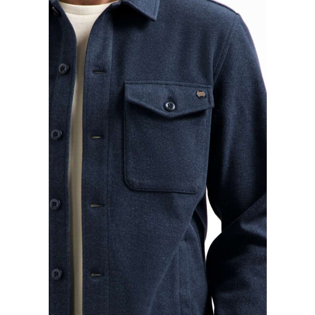 No Excess Overshirt button closure melange night 29510821SN-078 large