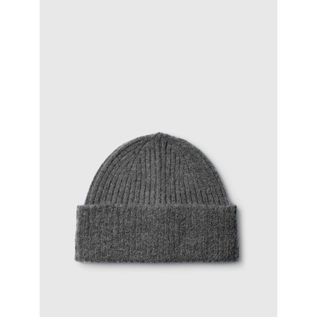 Selected Femme slflulu wool blend knit beanie noos 16098380 medium grey melange 06821.941.0116 large