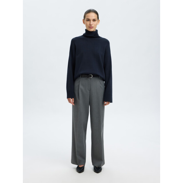 Selected Femme slfkamma ls knit roll neck noos 16094353 dark sapphire 06711.211.0003 large