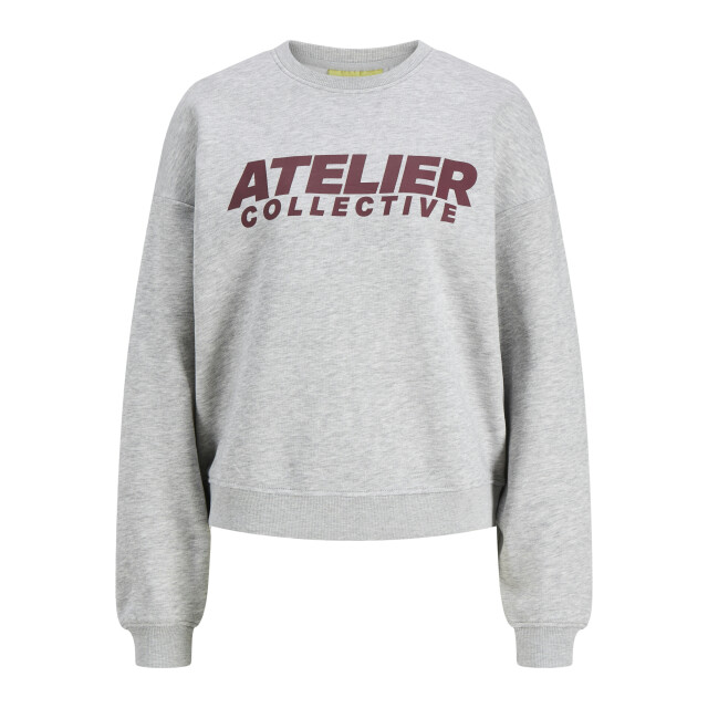 Jack & Jones Jxjackie ls rlx print crew swt 12286461 large
