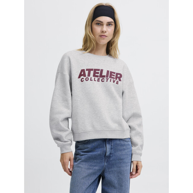 Jack & Jones Jxjackie ls rlx print crew swt 12286461 large
