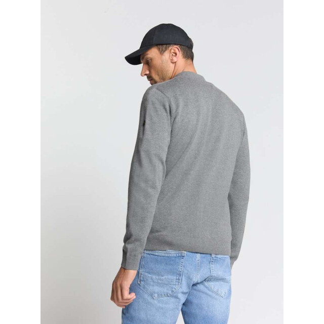 No Excess Cardigan 2 coloured melange grey melange N2154-102 large