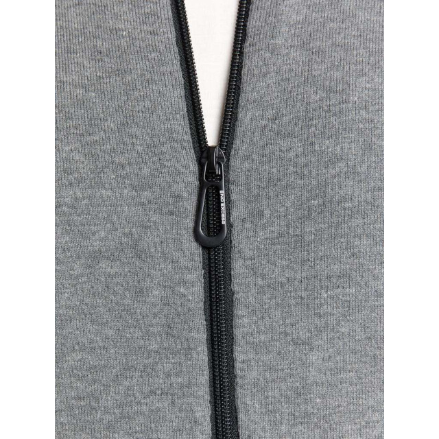 No Excess Cardigan 2 coloured melange grey melange N2154-102 large