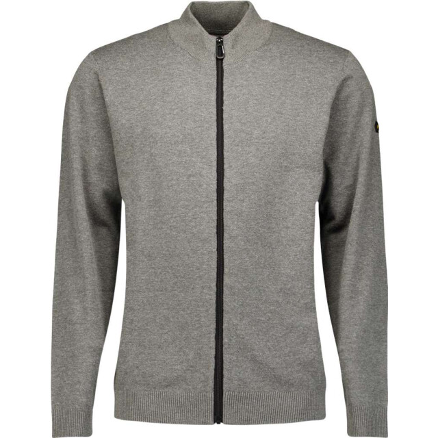 No Excess Cardigan 2 coloured melange grey melange N2154-102 large