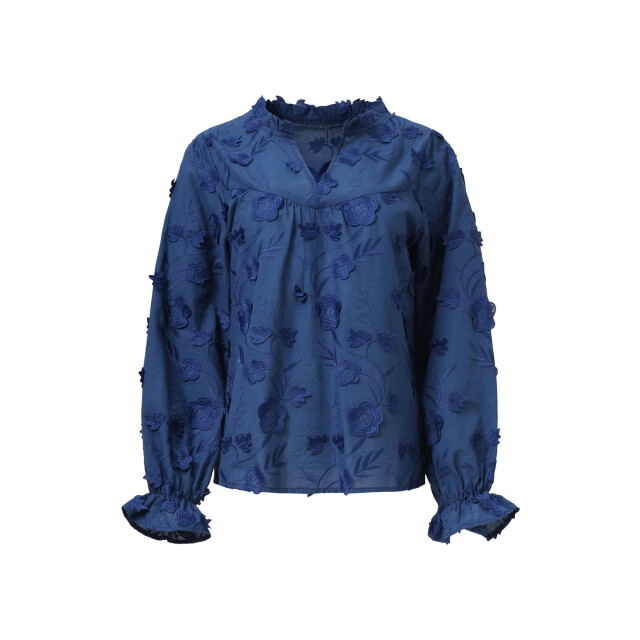 Smashed Lemon Dames3d bloemenprint top met v hals | 8720331382003 large