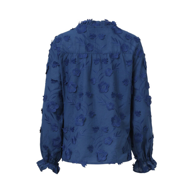 Smashed Lemon Dames3d bloemenprint top met v hals | 8720331382003 large