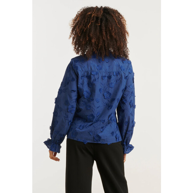 Smashed Lemon Dames3d bloemenprint top met v hals | 8720331382003 large