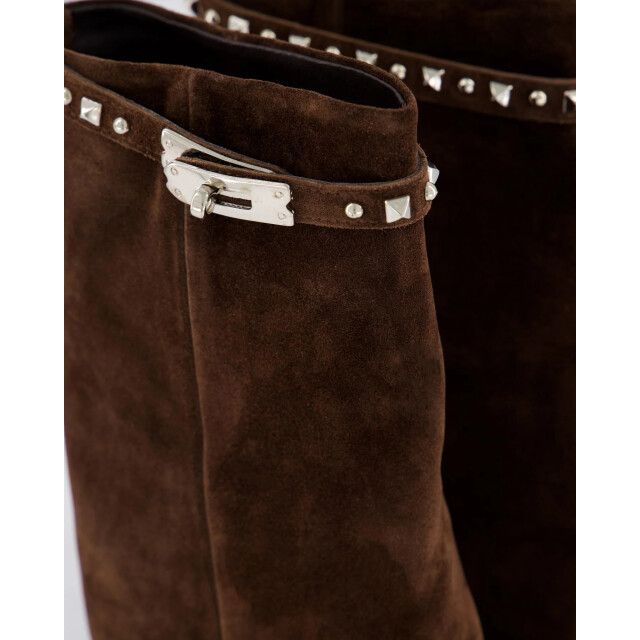 Gibaldi Dames studded suede wedge boot ARIA175-T Moro large