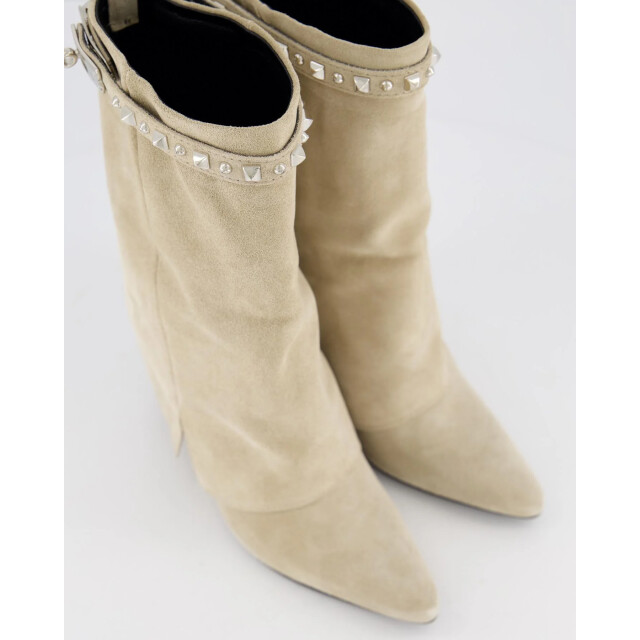 Gibaldi Dames studded suede wedge boot ARIA175-Sabbia large