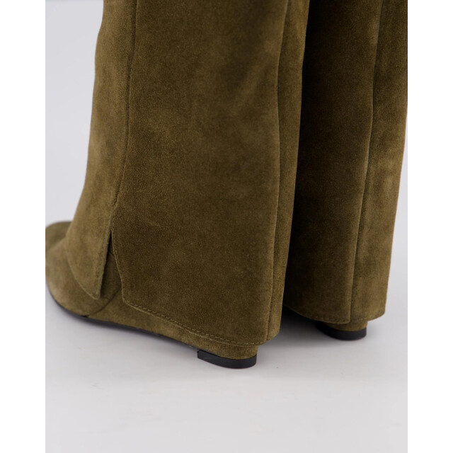 Gibaldi Dames studded leather wedge boot ARIA170-Bruin large