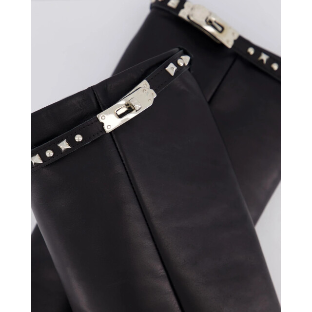 Gibaldi Dames studded leather wedge boot ARIA170-Nero large