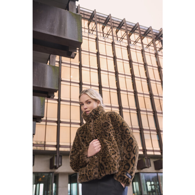 Rino & Pelle Ambra.7012511 rino en pelle short fake fur jacket leopard Ambra.7012511 Leopard large Rino & Pelle Ambra.7012511 rino en pelle short fake fur jacket leopard Ambra.7012511 Leopard large
