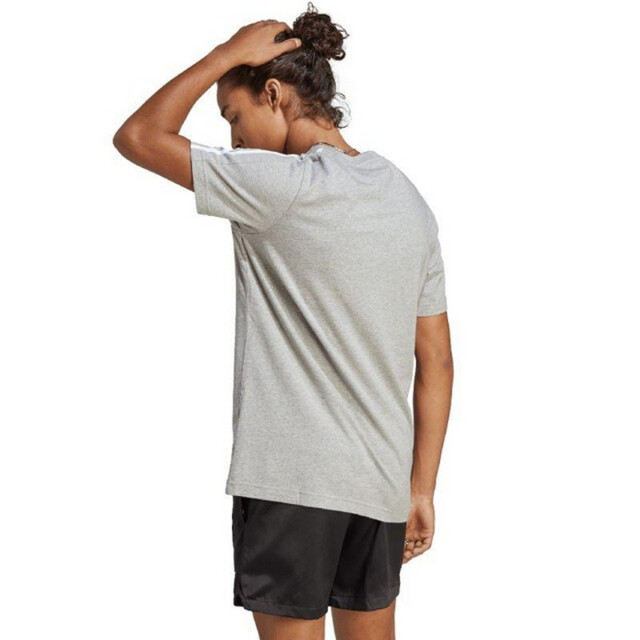 Adidas Heren essentials 3 stripes single jersey t-shirt UTPP4633_silvergrey large Adidas Heren essentials 3 stripes single jersey t-shirt UTPP4633_silvergrey large