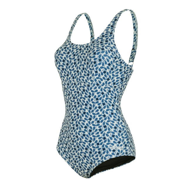 Regatta Dames orla kiely jasmine bloem eèndelig zwempak UTRG11699_blue large