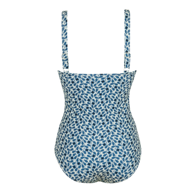 Regatta Dames orla kiely jasmine bloem eèndelig zwempak UTRG11699_blue large