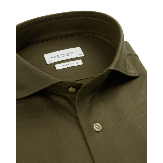 Profuomo Japanese knitted dress shirt 106121-001-45 large Profuomo Japanese knitted dress shirt 106121-001-45 large