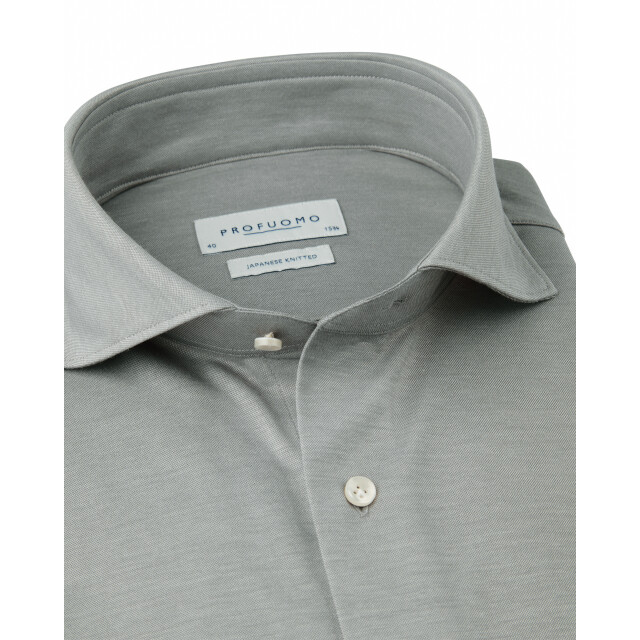 Profuomo Japanese knitted dress shirt 106117-001-45 large Profuomo Japanese knitted dress shirt 106117-001-45 large