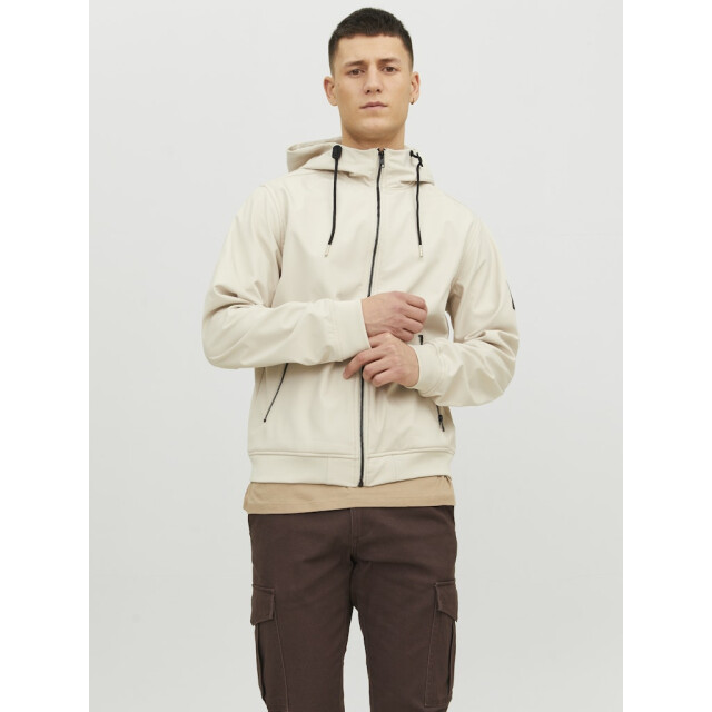 Jack & Jones jjebasic softshell hood noos 12236300 moonbeam 05111.180.0016 large