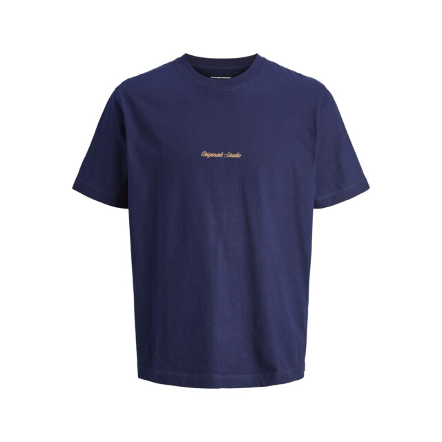 Jack & Jones jornorrebro emb tee ss crew neck no 12282892 ocean cavern 05011.240.0163 large