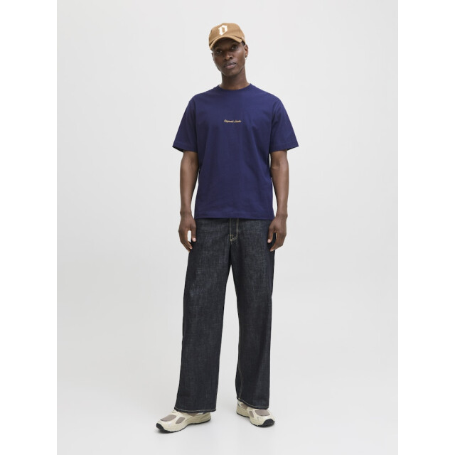 Jack & Jones jornorrebro emb tee ss crew neck no 12282892 ocean cavern 05011.240.0163 large