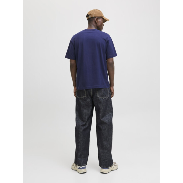 Jack & Jones jornorrebro emb tee ss crew neck no 12282892 ocean cavern 05011.240.0163 large