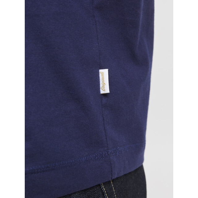 Jack & Jones jornorrebro emb tee ss crew neck no 12282892 ocean cavern 05011.240.0163 large