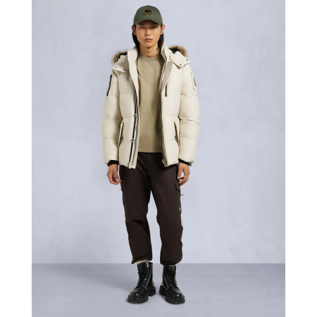 Moose Knuckles Original 3q jacket alabaster bronze shearling detachable 158767263 large