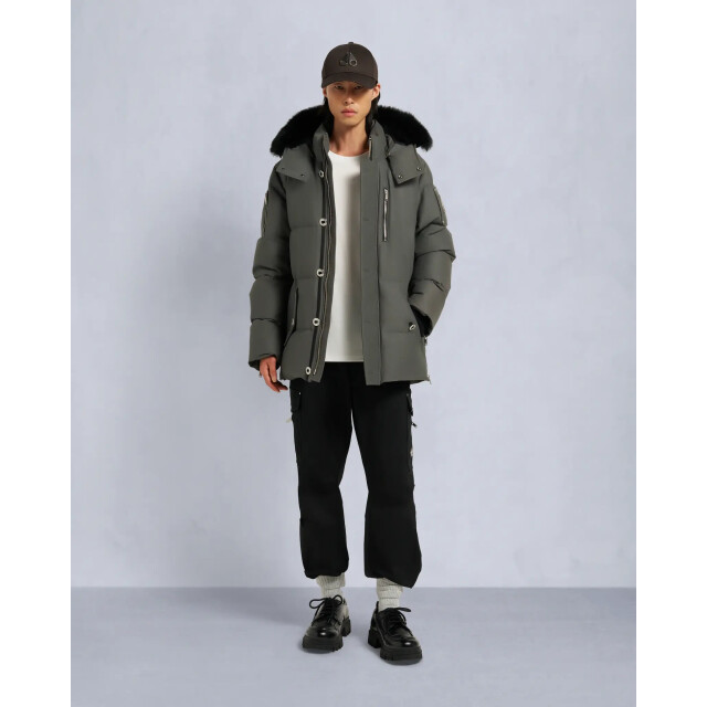 Moose Knuckles Original 3q jacket cement shearling detachable 158767234 large