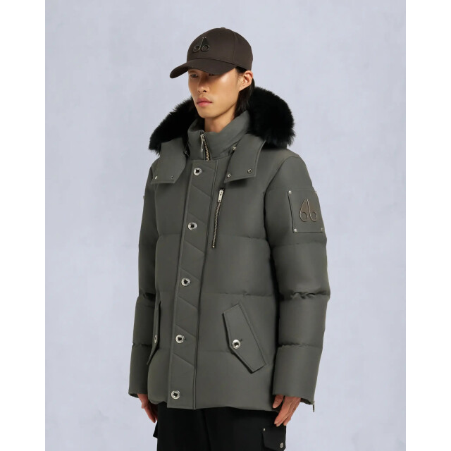 Moose Knuckles Original 3q jacket cement shearling detachable 158767234 large