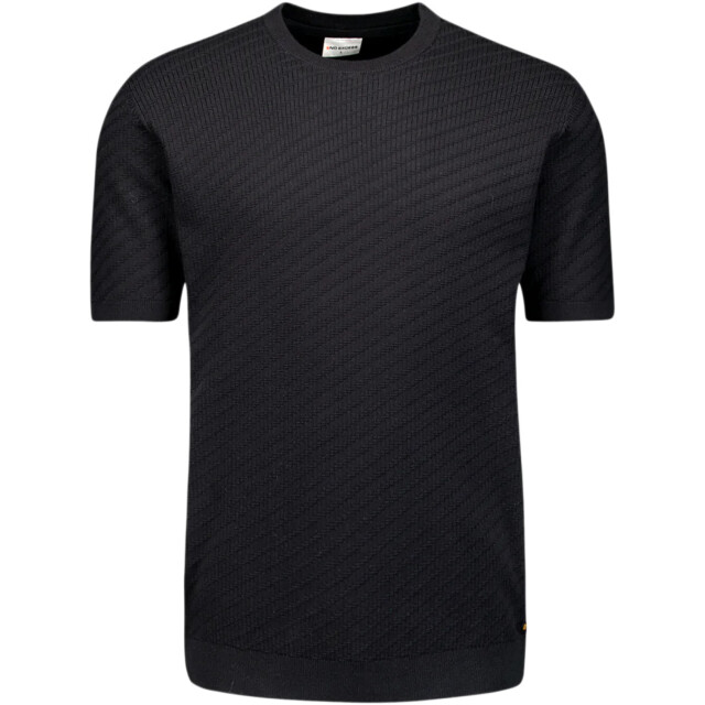 No Excess Pullover short sleeve crewneck soli black 29240816-020 large