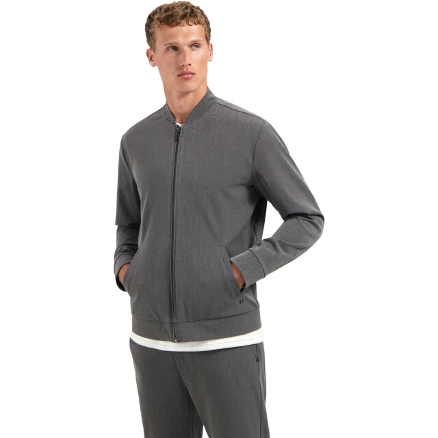 No Excess Jacket shirt bomber melange hybrid grey melange 29620822-102 large