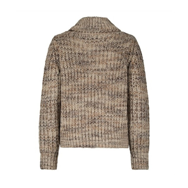 Red Button Sweater srb4741 cocoon multi brown SRB4741 Cocoon multi - Brown large