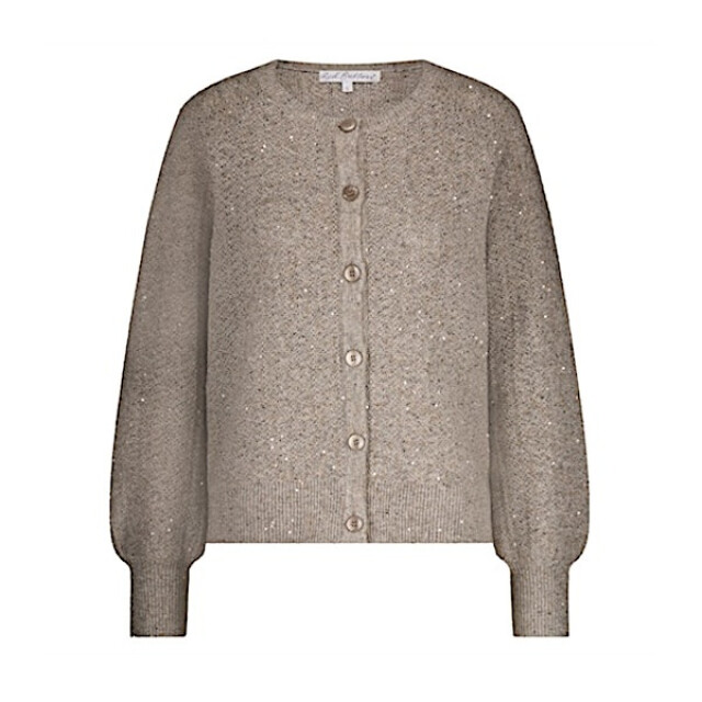 Red Button Vest srb4605 ajour sparkle truffle SRB4605 Ajour sparkle - Truffle large