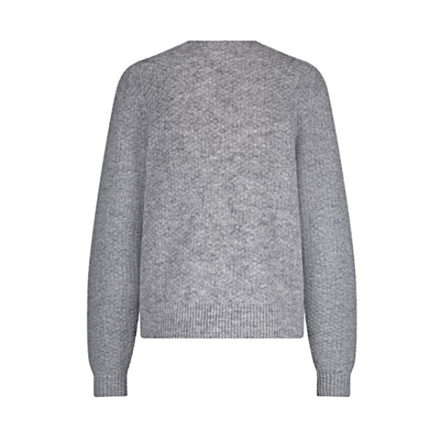 Red Button Vest srb4639 ajour grey melange SRB4639 Ajour - Grey Melange large