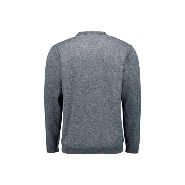 No Excess Pullover crewneck 2 coloured melang dusty blue N2180-138 large